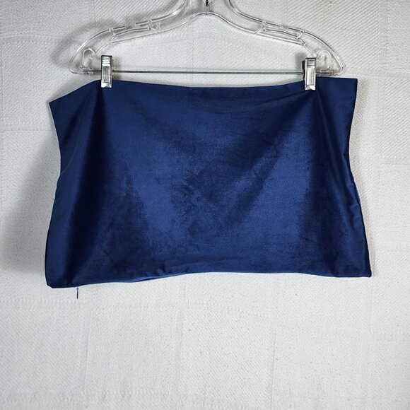 Wayimpress Electric Blue Soft Poly Velvet 12"x20” Throw Pillow Covers Set of 2 - Picture 9 of 16